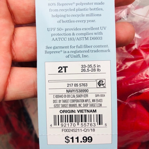 NWT CAT AND JACK BABY TODDLER SWIMSUIT SET TUTU - Picture 4 of 7